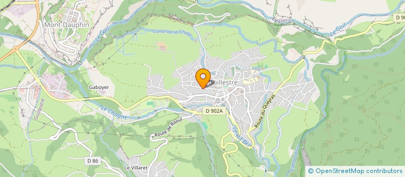 localisation de l'entreprise MONSIEUR JEROME URLI  GUILLESTRE