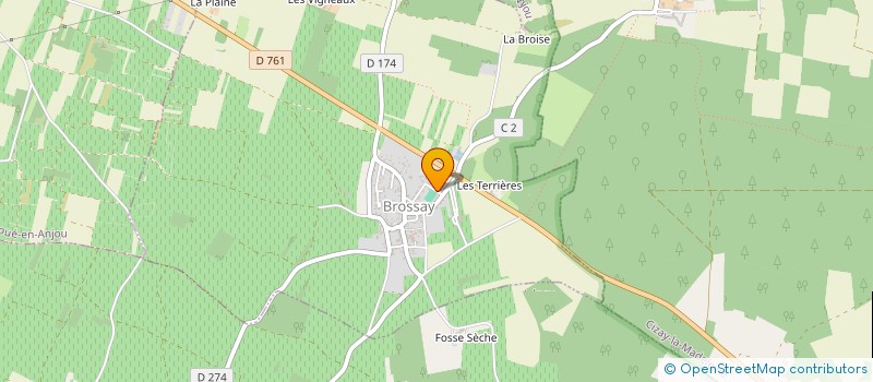 localisation de l'entreprise MONSIEUR JEROME URVOY  BROSSAY