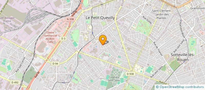 localisation de l'entreprise MONSIEUR JEROME VADELORGE  LE PETIT-QUEVILLY