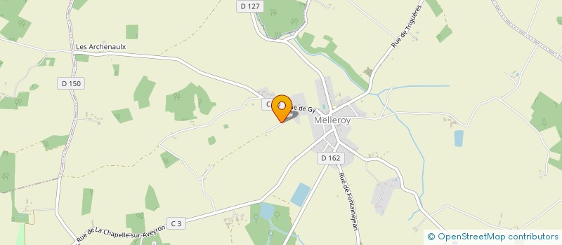 localisation de l'entreprise MONSIEUR JEROME VADOT à MELLEROY