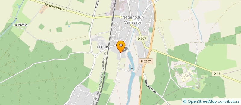 localisation de l'entreprise MONSIEUR JEROME VAILLOT  NOGENT-SUR-VERNISSON