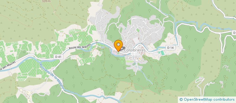 localisation de l'entreprise MONSIEUR JEROME VAISSE  COLLOBRIERES