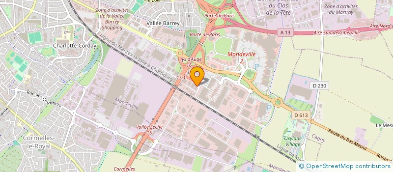 localisation de l'entreprise MONSIEUR JEROME VALABLE  MONDEVILLE