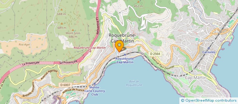 localisation de l'entreprise MONSIEUR JEROME VALADIE à ROQUEBRUNE-CAP-MARTIN