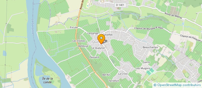 localisation de l'entreprise MONSIEUR JEROME VALAT  QUINSAC