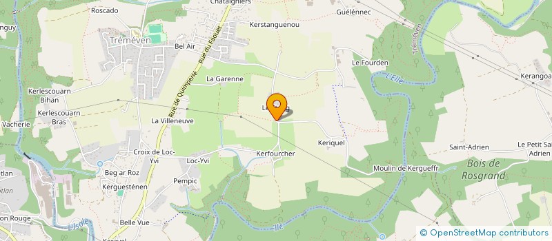 localisation de l'entreprise MONSIEUR JEROME VALEGANT  TREMEVEN