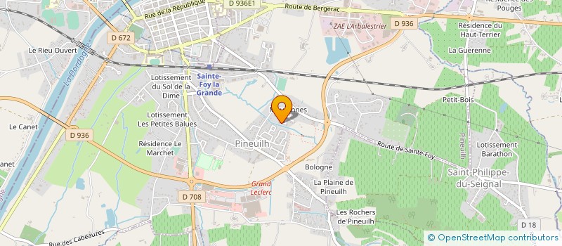 localisation de l'entreprise MONSIEUR JEROME VALERO  PINEUILH