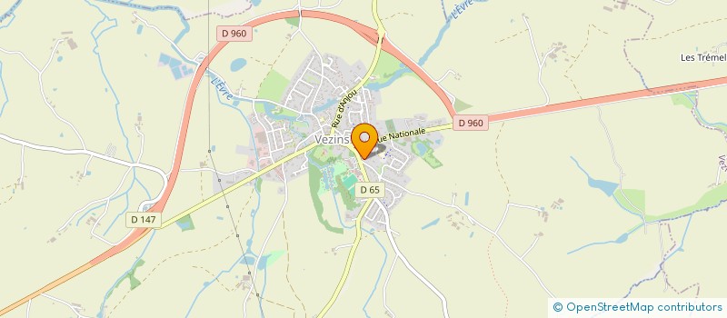 localisation de l'entreprise MONSIEUR JEROME VALET  VEZINS