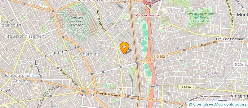 localisation de l'entreprise MONSIEUR JEROME VALLEE  PARIS