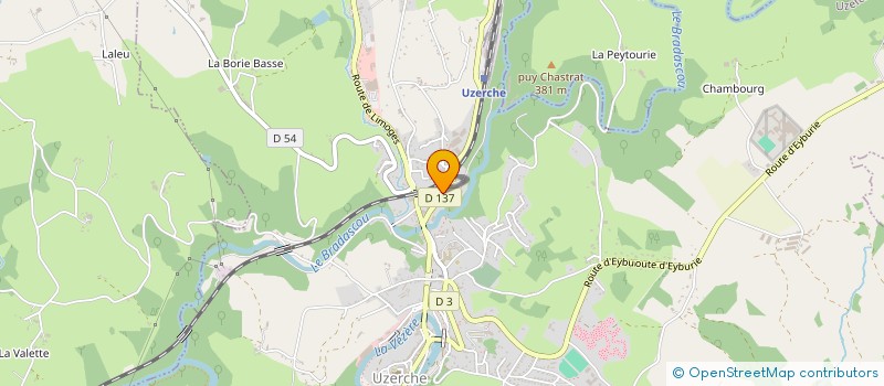 localisation de l'entreprise MONSIEUR JEROME VALLET à UZERCHE