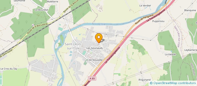 localisation de l'entreprise MONSIEUR JEROME VAN CAPPEL à SAINT-LEON-SUR-L'ISLE