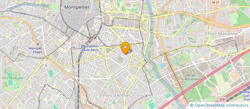 localisation de l'entreprise MONSIEUR JEROME VAN DYK à MONTPELLIER
