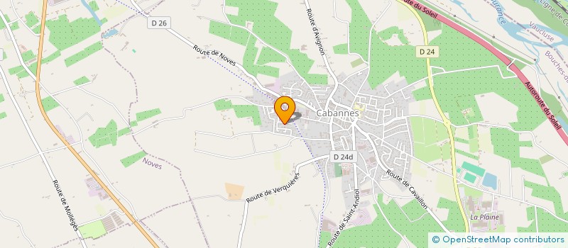 localisation de l'entreprise MONSIEUR JEROME VANDEMBERG  CABANNES