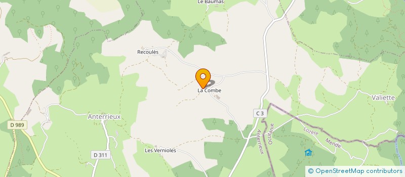 localisation de l'entreprise MONSIEUR JEROME VANHAMMR à ANTERRIEUX