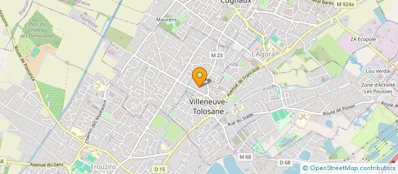 localisation de l'entreprise MONSIEUR JEROME VAQUIER à VILLENEUVE-TOLOSANE