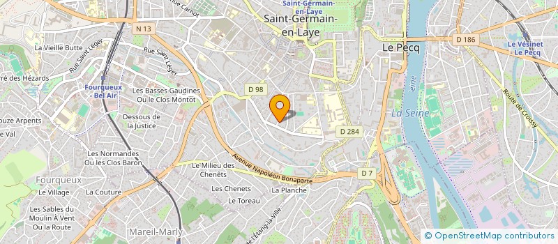 localisation de l'entreprise MONSIEUR JEROME VATIN  SAINT-GERMAIN-EN-LAYE