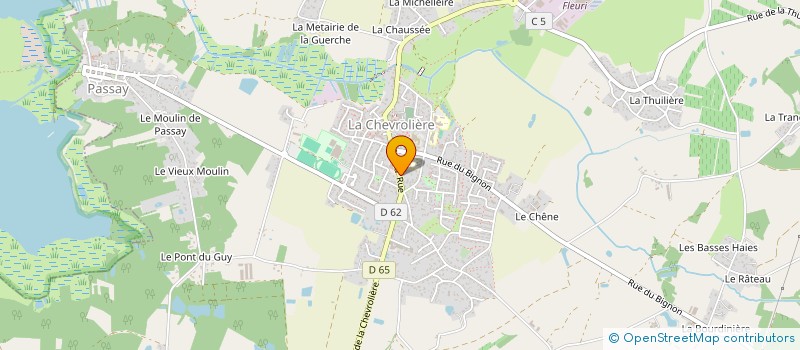 localisation de l'entreprise MONSIEUR JEROME VAULOUP  LA CHEVROLIERE