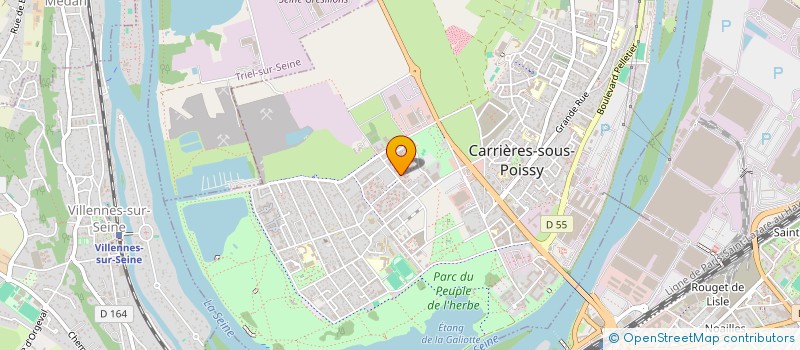 localisation de l'entreprise MONSIEUR JEROME VAZ LOPES  CARRIERES-SOUS-POISSY