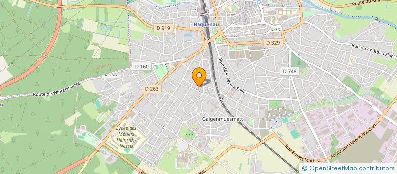 localisation de l'entreprise MONSIEUR JEROME VELTEN  HAGUENAU