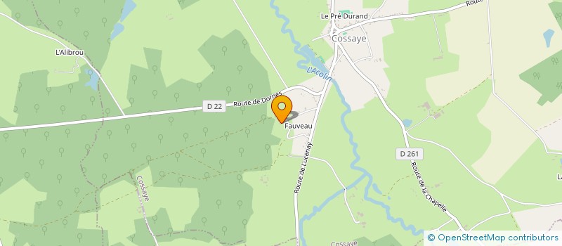 localisation de l'entreprise MONSIEUR JEROME VENUAT à COSSAYE