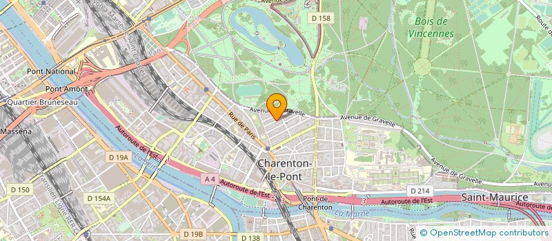 localisation de l'entreprise MONSIEUR JEROME VERBRACKEL à CHARENTON-LE-PONT
