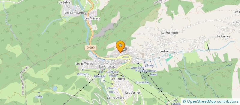 localisation de l'entreprise MONSIEUR JEROME VERCAEMER à LA CLUSAZ