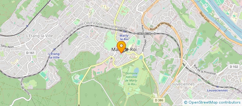 localisation de l'entreprise MONSIEUR JEROME VERDIN  MARLY-LE-ROI