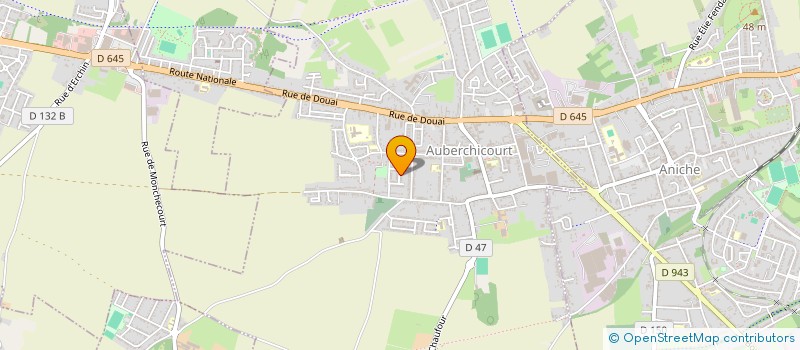 localisation de l'entreprise MONSIEUR JEROME VERKAEMER  AUBERCHICOURT