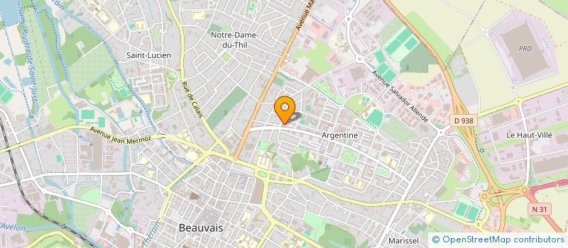 localisation de l'entreprise MONSIEUR JEROME VERMERSCH  BEAUVAIS