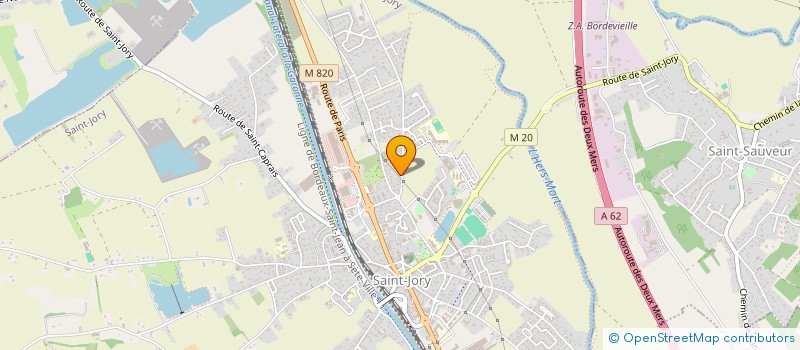 localisation de l'entreprise MONSIEUR JEROME VERNAY  SAINT-JORY