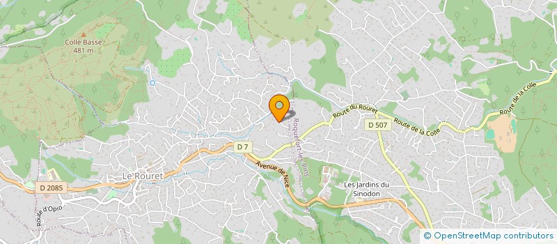 localisation de l'entreprise MONSIEUR JEROME VERNET  LE ROURET