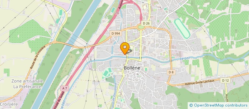 localisation de l'entreprise MONSIEUR JEROME VERNET à BOLLENE