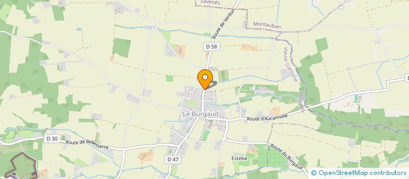 localisation de l'entreprise MONSIEUR JEROME VERSAPUECH  LE BURGAUD