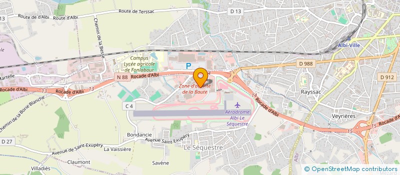 localisation de l'entreprise MONSIEUR JEROME VIALA  LE SEQUESTRE