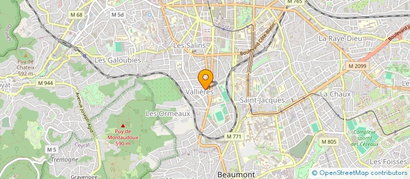 localisation de l'entreprise MONSIEUR JEROME VIALETTE  CLERMONT-FERRAND