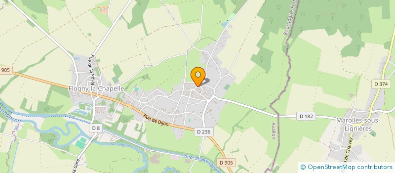 localisation de l'entreprise MONSIEUR JEROME VIAUX  FLOGNY-LA-CHAPELLE