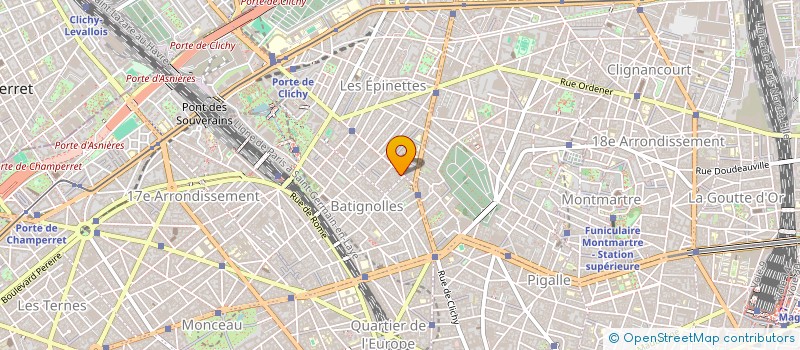 localisation de l'entreprise MONSIEUR JEROME VICTOR LAMAND  PARIS