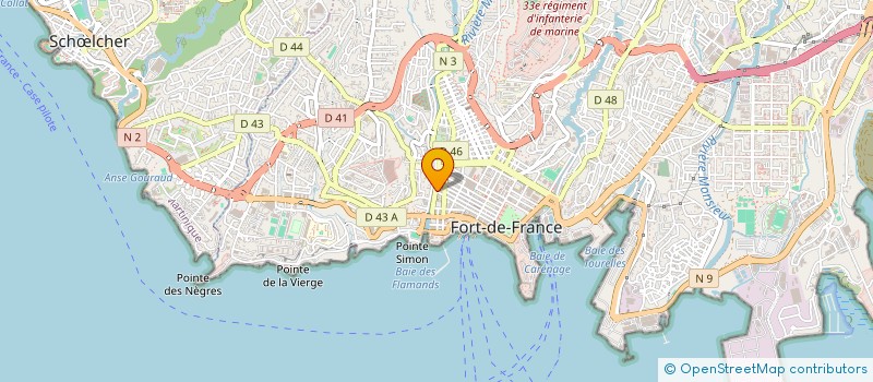 localisation de l'entreprise MONSIEUR JEROME VICTOR REMILIEN à FORT-DE-FRANCE