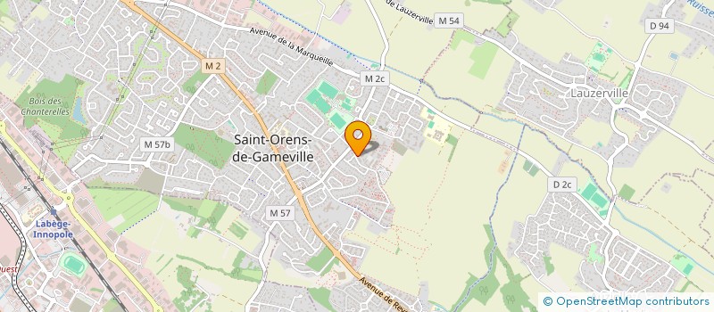 localisation de l'entreprise MONSIEUR JEROME VIDAILLAC  SAINT-ORENS-DE-GAMEVILLE