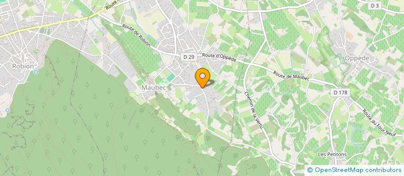 localisation de l'entreprise MONSIEUR JEROME VIDAL  MAUBEC