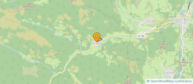 localisation de l'entreprise MONSIEUR JEROME VIEU  FERRERE