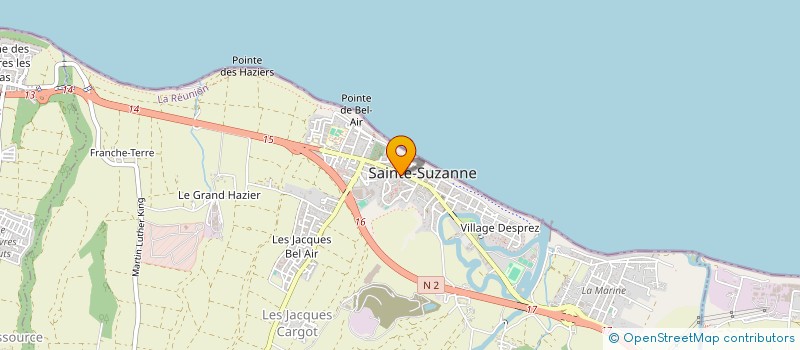 localisation de l'entreprise MONSIEUR JEROME VIGNE  SAINTE-SUZANNE