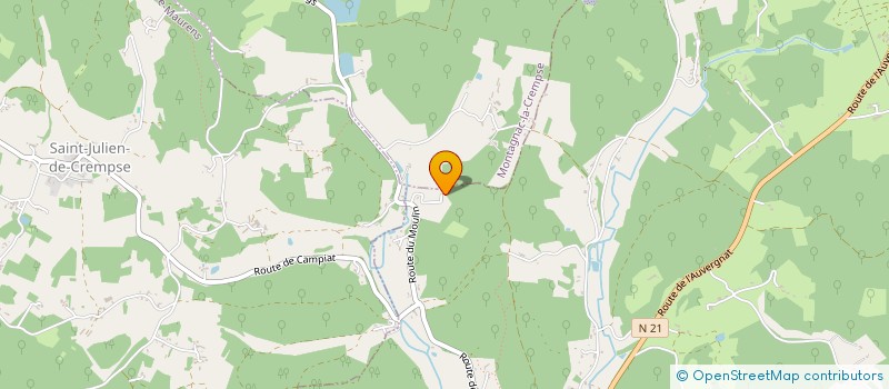 localisation de l'entreprise MONSIEUR JEROME VIGNEAU  CAMPSEGRET