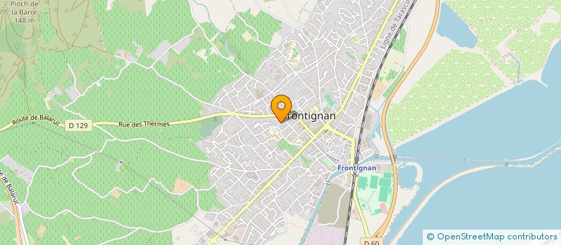 localisation de l'entreprise MONSIEUR JEROME VIGNOLLES à FRONTIGNAN