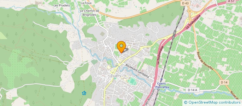 localisation de l'entreprise MONSIEUR JEROME VILLANI  CUERS