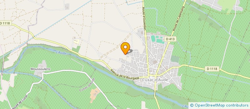 localisation de l'entreprise MONSIEUR JEROME VILLANOU  CUXAC-D'AUDE