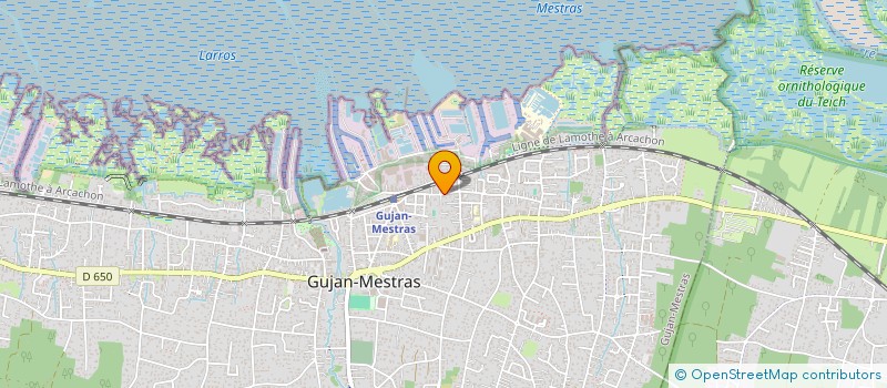 localisation de l'entreprise MONSIEUR JEROME VILLARS  GUJAN-MESTRAS