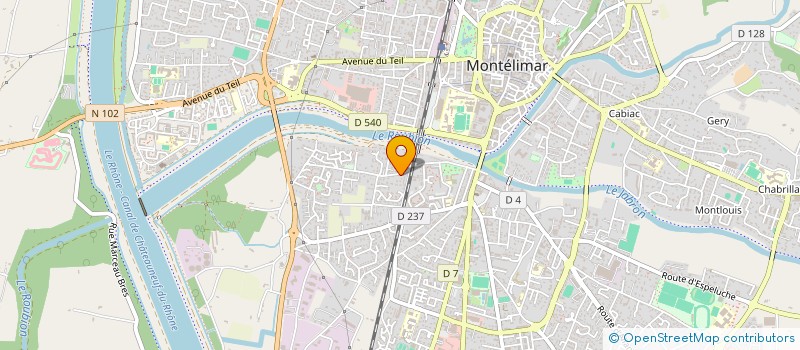 localisation de l'entreprise MONSIEUR JEROME VINCHES  MONTELIMAR