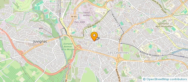localisation de l'entreprise MONSIEUR JEROME VIOLLET à MONTPELLIER