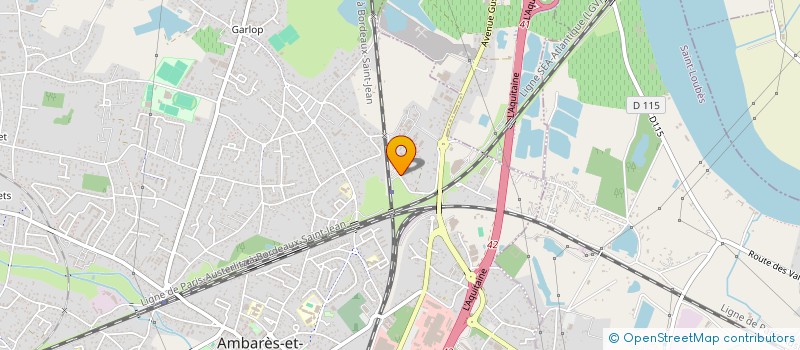 localisation de l'entreprise MONSIEUR JEROME VISS à AMBARES-ET-LAGRAVE